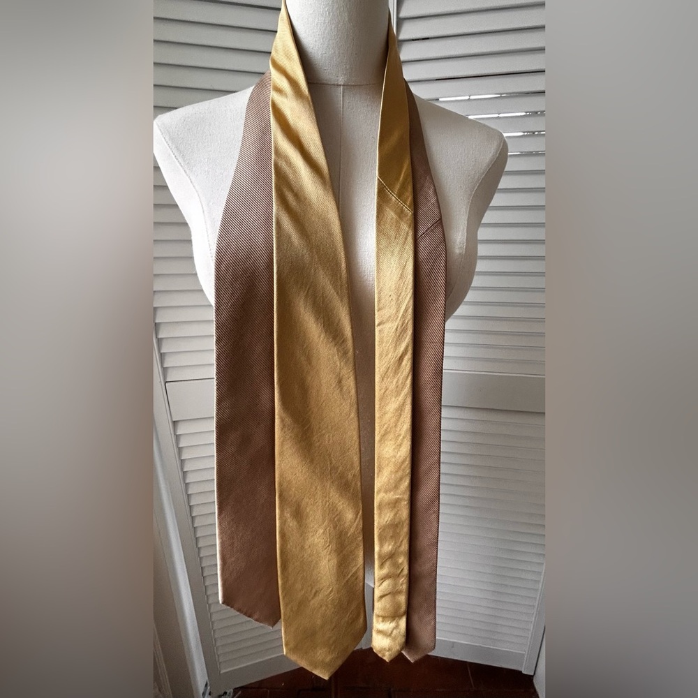 Two shimmery Brooks Brothers ties.